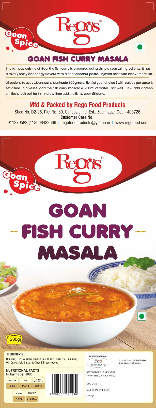 Goan fish curry powder