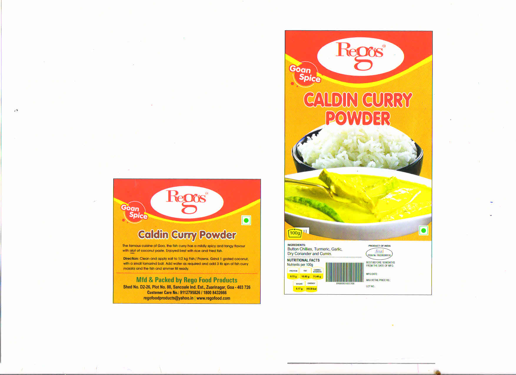 Caldin Curry Powder