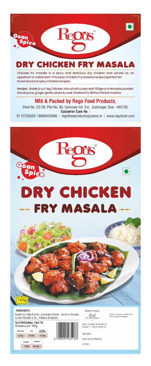 Chicken Fry Masala Powder