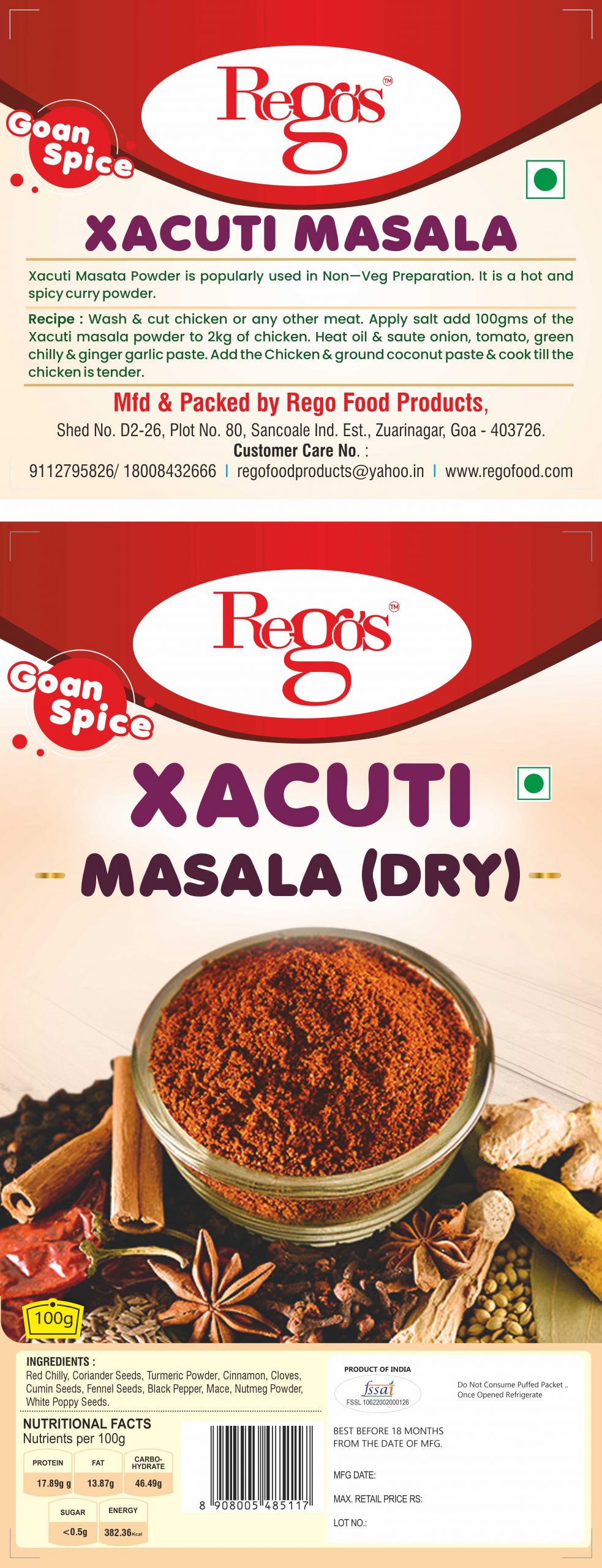 Xacuti Masala Powder
